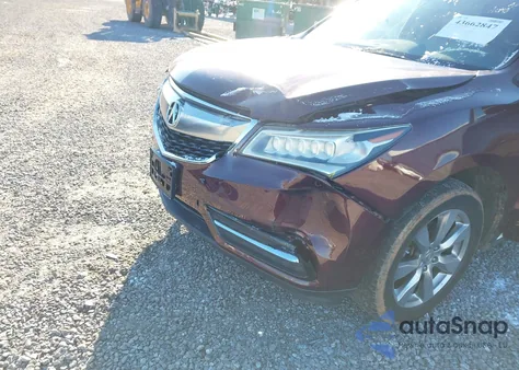 2014 Acura Mdx Advance Pkg W/Entertainment Pkg from USA, damaged, VIN 5FRYD4H84EB030988